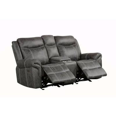 Causeuse en microfibre Zubaida