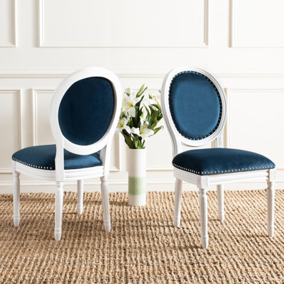 19.5'' H Velvet Upholstered Side Chair