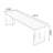 Brown+Black Rectangular Solid Wood+Acrylic desk-441715642