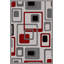 Tapis décoratif gris/rouge cosper-29693677