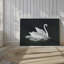 «Silent Swan's Guide», reproduction sur toile dans un cadre blanc, 8 po x 12 po-1101061102-1101060881