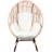 3 Pieces Patio Egg Chairs  With Side Table Set-105385783-105385780