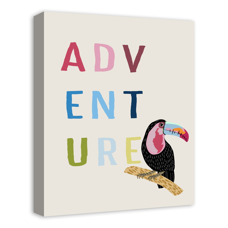 Art d'aventure sur toile, H 20 po x l 16 po x P 1,25 po