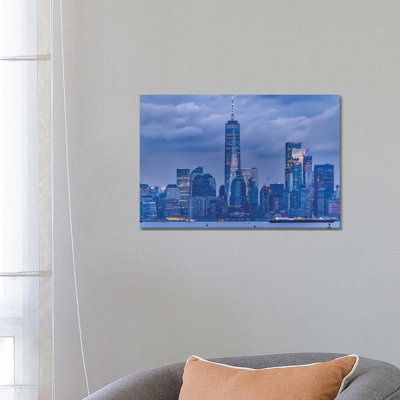 Lower Manhattan by David Gardiner - Wrapped Canvas Print