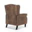 Donaldson 78cm Wide Faux Leather Wingback/Recliner Chair-2017588618