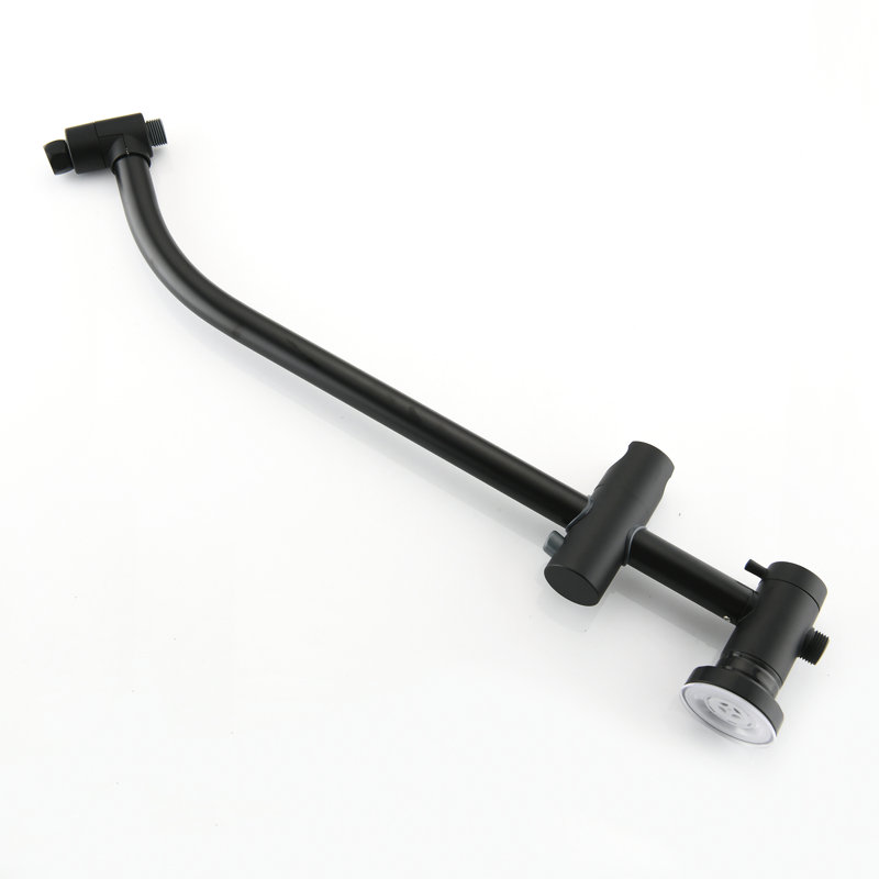 Stainless Steel Slide Bar Shower, Dual 7-Setting Heads, Matte Black, 1.8 Gpm Flow, Moisturizing Fog Mode Shower System With Drill- Steel, Rain / Massage Spray