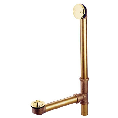 Drain de baignoire à pattes avec trop-plein twist’n