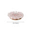 Porte-bougie en cristal de quartz Raw Rose