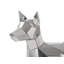 Crazy Cut Dog Statue