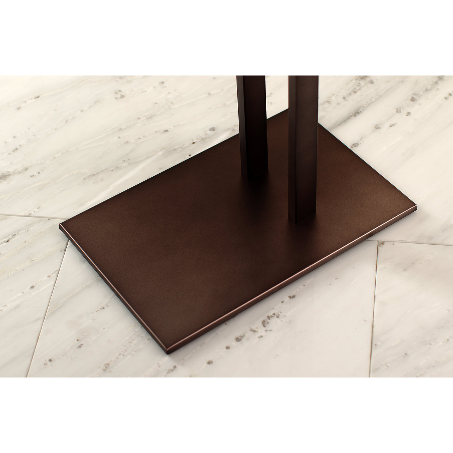 Edenscape Freestanding Dual Towel Stand, Oil Rubbed Bronze