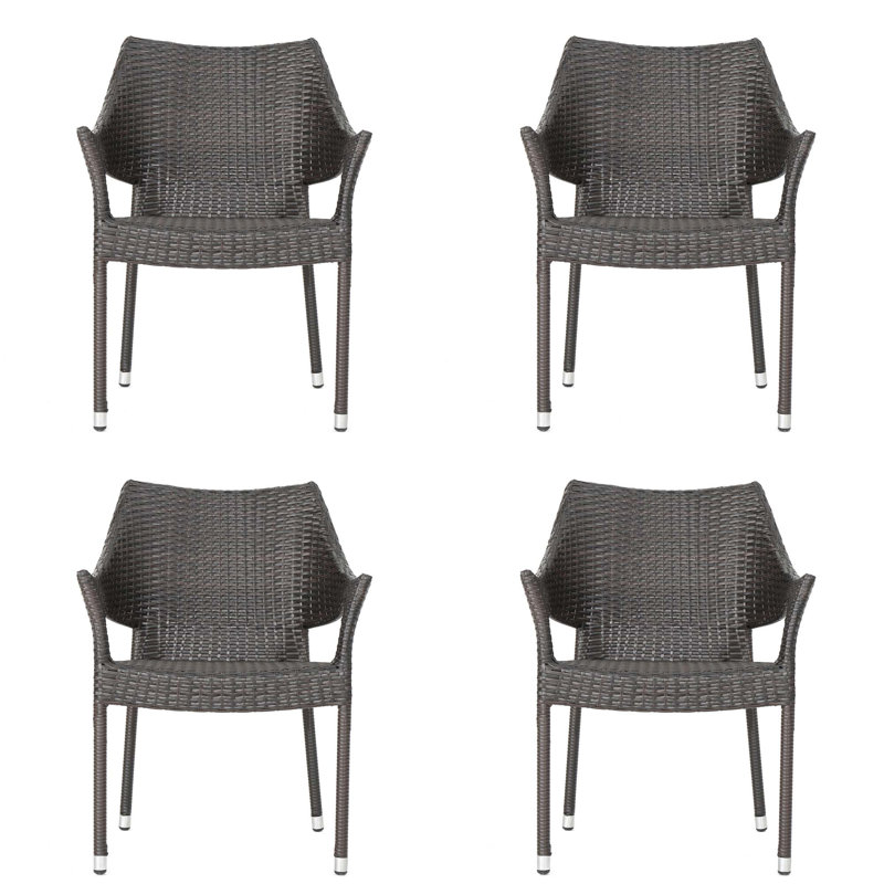 Chaise d'extérieur en résine, 52637,00MBRN KD MP4