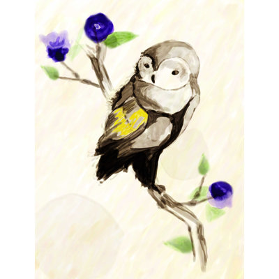 Hibou aquarelle