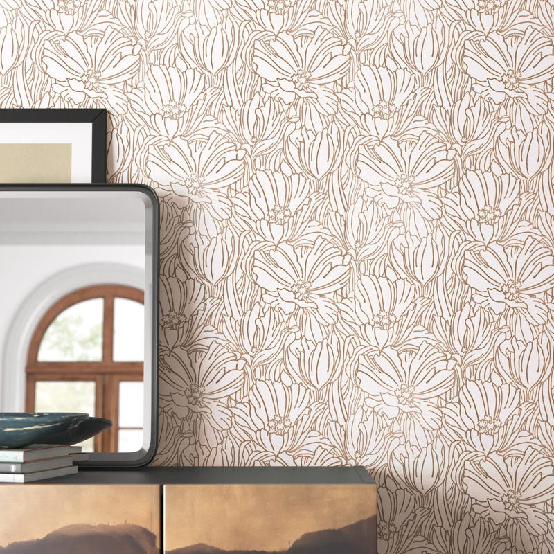Floral Roll, Metallic