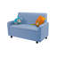Canapé club modulaire Kid Comfort - bleu poudre-124164537