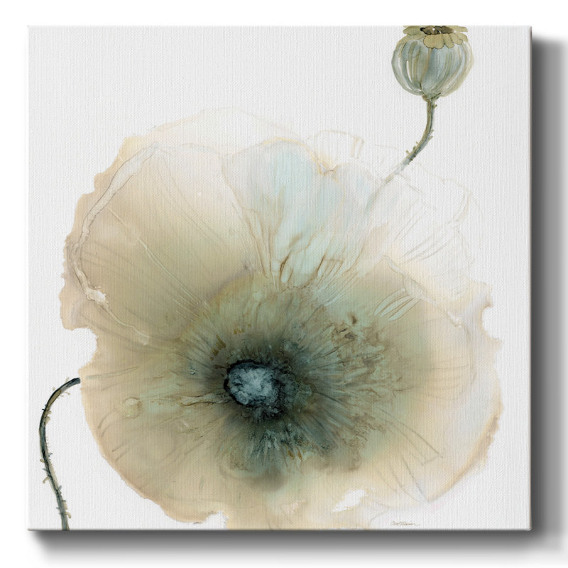 " Iridescent Poppy II ", 40" H x 40" W x 1.5" D