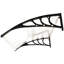 Outsunny Front Door Canopy Outdoor Awning UV Resistant 120 x 75cm-1319426267