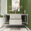 Meuble-lavabo simple 47,24 po avec plateau en pierre reconstituée Andreia