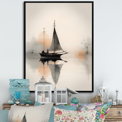Broughtonville, voilier d'art asiatique, impression sur toile