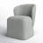 Niha Upholstered Dining Chair with Casters-104828397