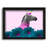The Horned Zebra - Single Picture Frame Print-1424252992-1424252991