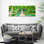 Bamboo Forest Bridge - Wrapped Canvas Print