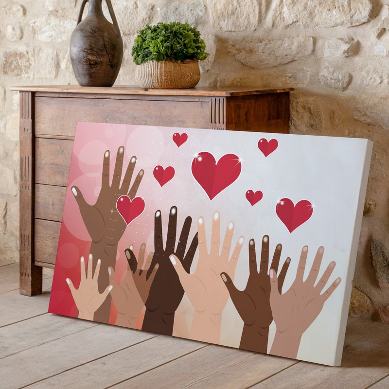 Reproduction d'art sur toile, "Art", H 30 po x l 30 po