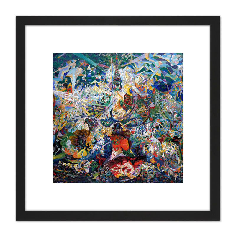 Battle Lights Coney Island Mardi Gras by Joseph Stella - Single Picture Frame Painting