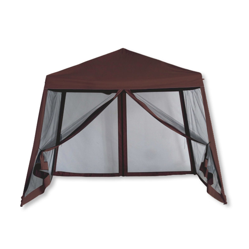 Pavillon de jardin démontable en métal de luxe l 10 pi X P 10 pi