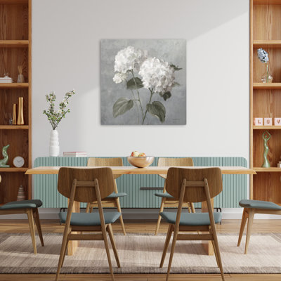 White Hydrangeas Traditional Floral Art