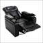 Fauteuil inclinable électrique en cuir PU 270 degrés avec port USB, porte-gobelet et plateau pour un confort ultime