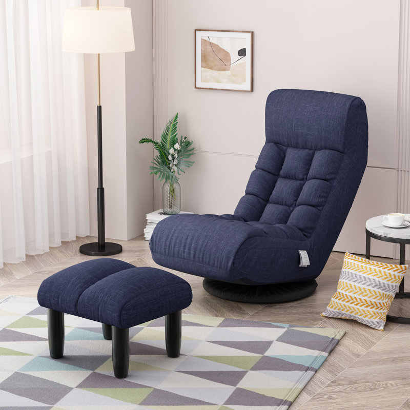 Fauteuil de jeu inclinable Trule, Bleu marine