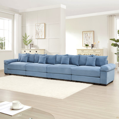 170" Oversized Cloud Modular Sectional Couch