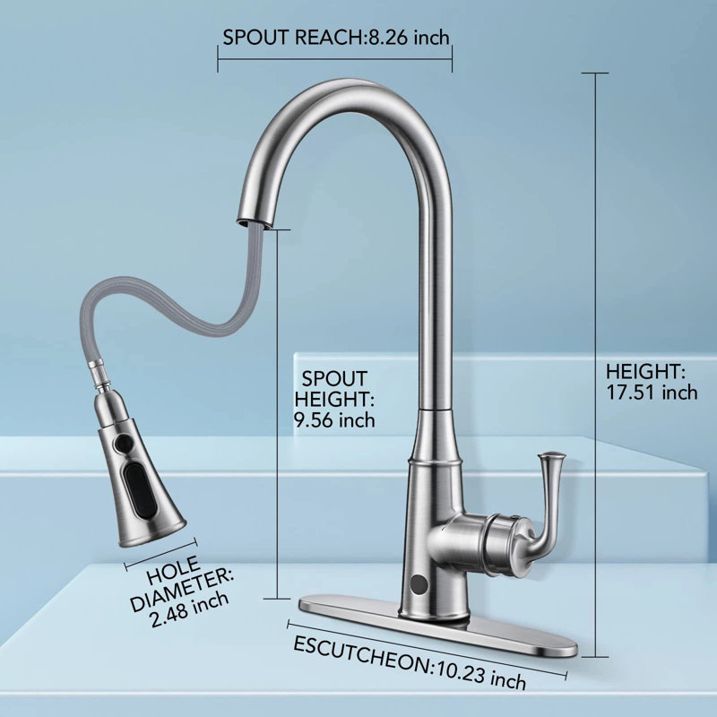 CG INTERNATIONAL TRADING Pull Down Kitchen Faucet
