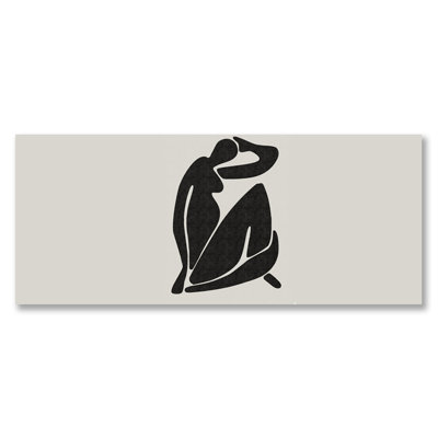 Marisse Inspired Mid Century Woman Print