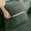 Repose-pieds Harrison en velours - vert