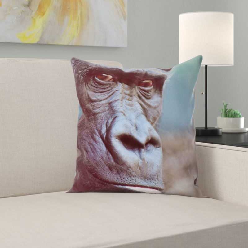 Housse et insert de coussin carré Gorilla