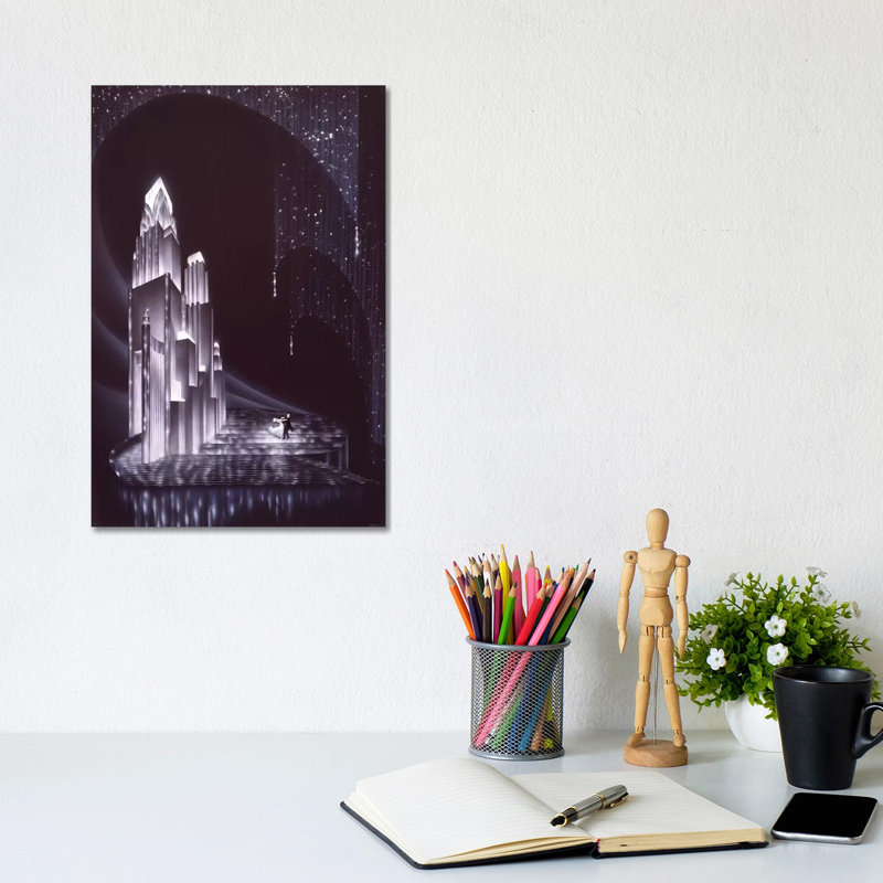 Midnight by Robert Hoppe - Wrapped Canvas Print, 30.48cm H x 20.32cm W 1.9cm D