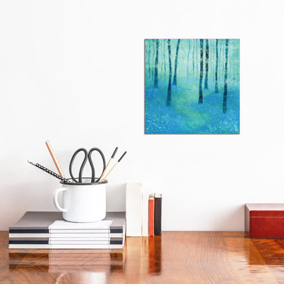 «Bluebells, Challock» par Nic Squirrell - impression d'art graphique