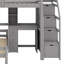 Lit mezzanine avec lit autonome-1949703681