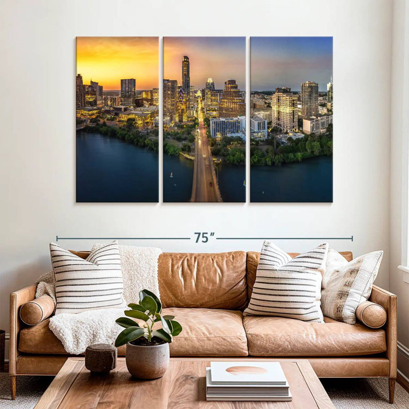 Austin Covin Sundown, 42" H x 65" W
