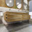 Meuble-lavabo autoportant double en acrylique renforcé 30 po + 30 po Noble-1489562006