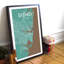 Sydney City Map - No Frame Print-1710985197