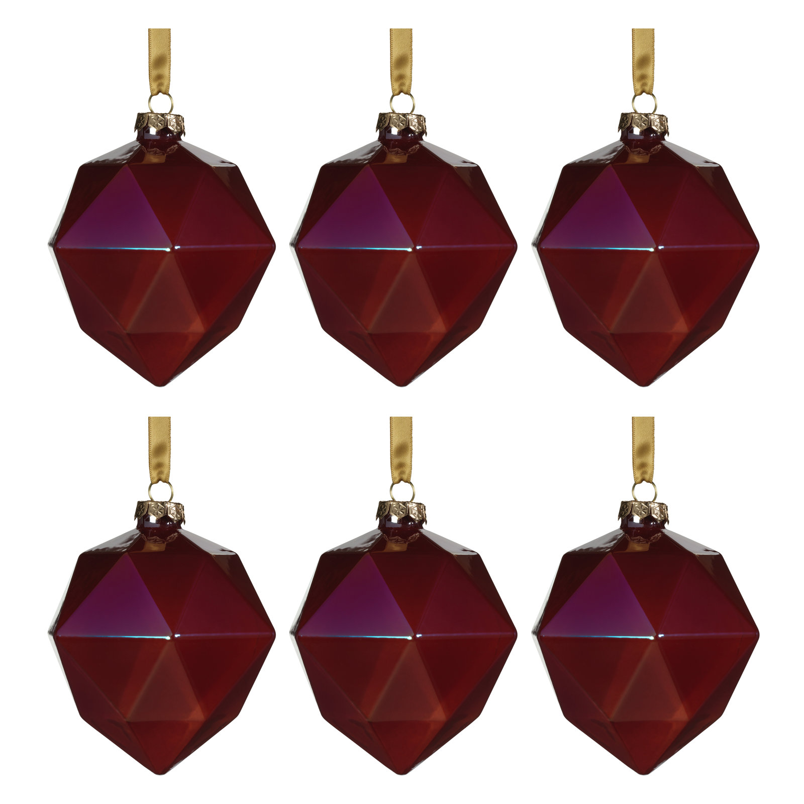 Hayet  Holiday Shaped Ornament, Red Luster