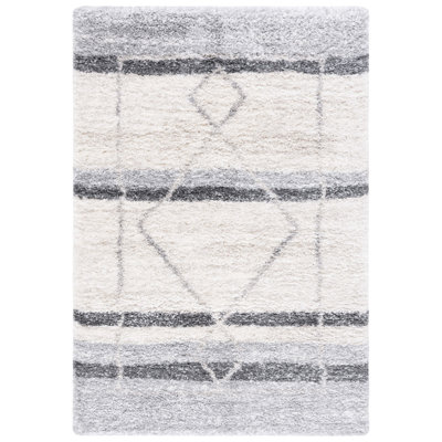 Tapis ivoire / gris Fontana 825