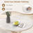 Anisty Round Faux Marble Top with Solid Wood Base Dining Table-97975216