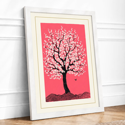 Blossom Tree and Bird Botanical - Framed Print