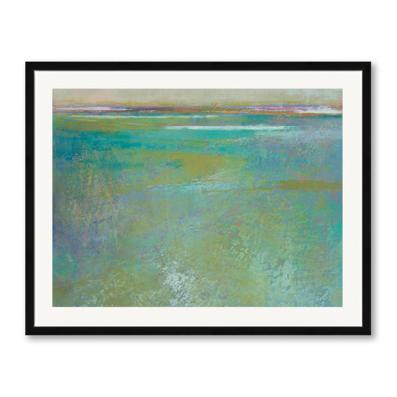 Tropicana Tales Print by Victoria Primicias, Black Framed Paper, 25.25" H x 31.25" W