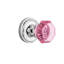 Classic Rosette with Waldorf Pink Door Knob-406525263