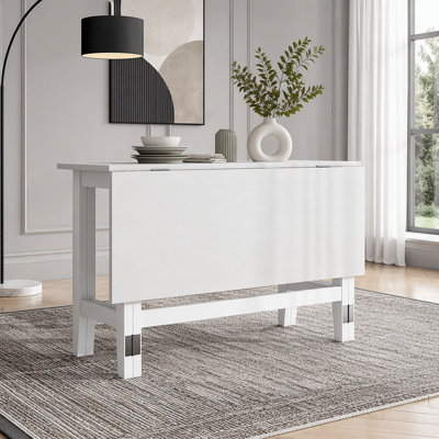 Extendable Drop-Leaf Dining Table