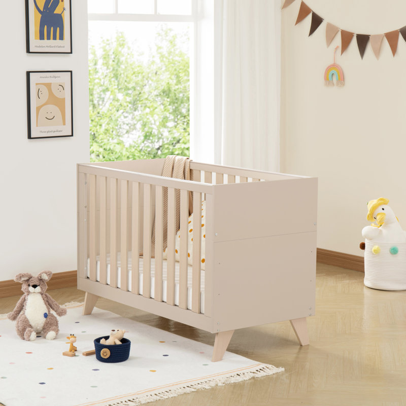 Babymore Dante Mini Cot Bed, Cashmere